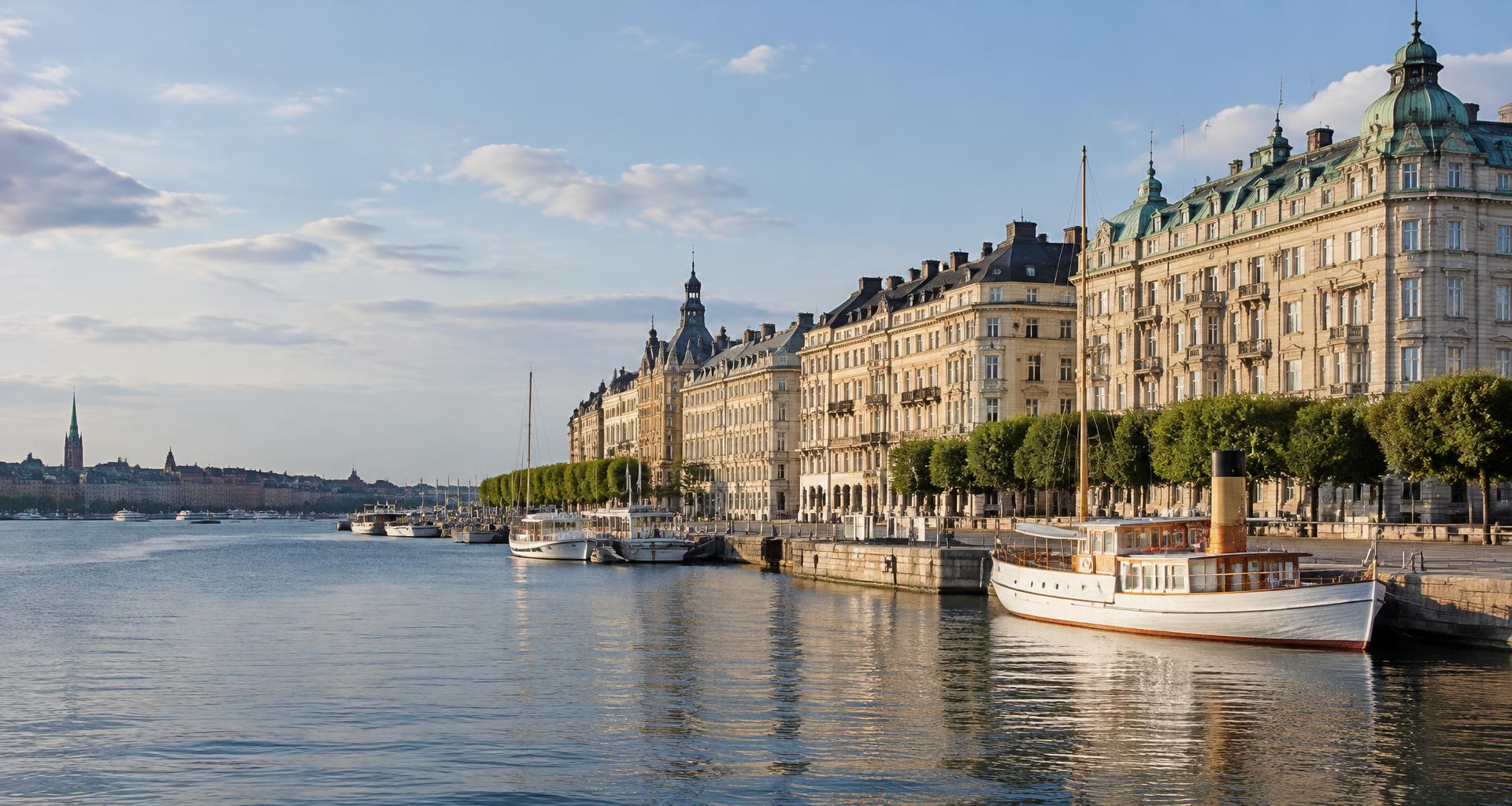 View of Stockholm’s waterfront